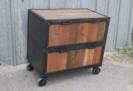 Maybe you would like to learn more about one of these? Buy Custom Reclaimed Wood File Cabinet Industrial Filing Cabinet Vintage Style Rustic Dresser Made To Order From Combine 9 Custommade Com