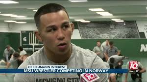 Of Heumann Interest: MSU wrestler competing in Norway