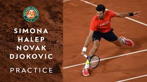 Jelena djokovic se sumó a las felicitaciones hacia el tenista balear tras ganar su decimotercer título en parís y también aplaudió el gran torneo realizado por novak pese a caer en la final. Simona Halep And Novak Djokovic Are Back On Clay For Practice Roland Garros 2020 Youtube