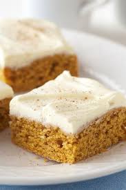 Healthy desserts for your diabetes diet. Pumpkin Bars Recipe Pumpkin Recipes Pumpkin Dessert Dessert Recipes