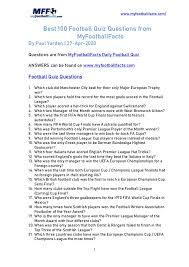 Football Quiz Questions Myfootballfacts In 2020 This Or That Questions Quiz Football Trivia Questions