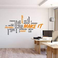 Yusylvia set of 8pcs large 3d decorative wall decals for home, large modern acrylic mirror, fixed living surface, fashionable diy wall sticker (large 25x25cm, silver) 3.6 out of 5 stars 255 $23.98 $ 23. 16 Office Ideas In 2021 Office Wall Decals Office Walls Wall Decals