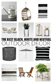 Black And White Deck Decor Stylish And Affordable Black White And Neutral Decor To Spruce Up Your Outdoor Space Outdoordecor Neutraldeco Outdoor Patio Decor Patio Decor Outdoor Decor