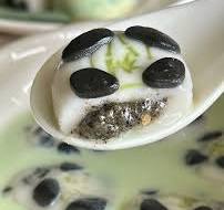 🐼 이걸 귀여워서 어떻게 먹어요 이 깜찍한 팬더 모양의 탕위안 ...