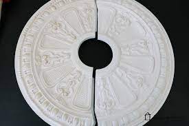 Welcome to the ceiling medallions store, where you'll find great prices on a wide range of different ceiling medallions for diy and professional use. Diy Ceiling Medallion To Hide A Ceiling Flaw Designertrapped Com