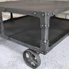 See more ideas about coffee table, industrial furniture, coffee table with wheels. Industrial Coffee Table Set On Wheels Coffee Table Industrial