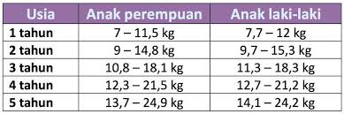 Berat Badan Ideal Anak Google Search Berat Badan