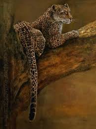 panthera du serengeti leopard art big cats art wildlife paintings