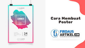Cara Membuat Poster Hanya Dari Smartphone Firdaus Artikel