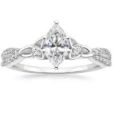Luxe Entwined Celtic Love Knot Brilliant Earth Celtic Love Knot Celtic Wedding Rings White Gold Diamond Rings