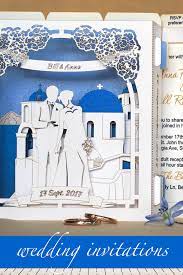 Wedding Invitations Santorini Greek Wedding Card Destination Etsy Santorini Wedding Invitation Wedding Saving Destination Wedding Invitations