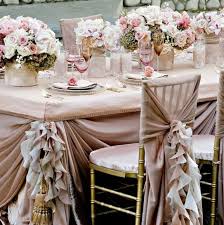 Classy Vintage Wedding Reception Elegant Reception Linen Table Set Up Deco Mariage Decoration Mariage