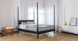 Black Metal 4 Poster Bed Moroccan Four Poster Bed Four Poster Bed Wooden Bed Frames Bedroom Redesign