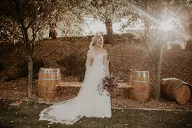 Castle Vineyards Sylvia Gown Vineyard Wedding
