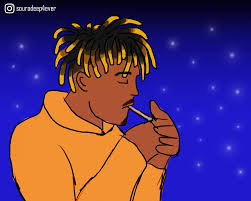 Anime songs artwork fictional characters costumes things to draw work of art auguste rodin artwork artworks fantasy characters. Artstation Juice Wrld 2d Visualizer Souradeep