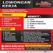 Gaji & tunjangan (9 reviews) work life balance (2 reviews) beban kerja / tingkat stress (10 reviews) pengembangan karir (15 reviews). Lowongan Kerja Bakso Kampung Qu Januari 2021