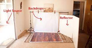 How To Set Up A Simple Natural Light Studio Photography Studio Setup Diy Photography Home Studio Photography