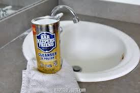 For a light clean, a simple wipe down with warm soapy water will suffice. How To Remove Rust Stains On Your Porcelain Sink