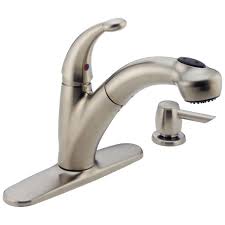 Delta kitchen faucets with sprayer repair. Delta Cicero Single Handle Pull Sprayer Kitchen Faucet Soap Dispenser Stainless House N Decor