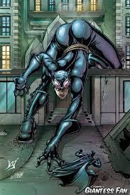 Giantess Catwoman vs. Batman by giantess-fan-comics | Batman and catwoman,  Catwoman, Fan comic
