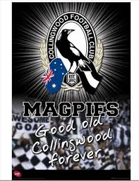 Embora o logotipo do clube de futebol collingwood não pareça um logotipo esportivo comum, você pode sentir a herança e o estilo. Collingwood Logo Poster Posters Prints Merchandise Sanity
