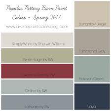 This is the newest 2020 pottery barn sherwin williams paint line. Popular Pottery Barn Paint Colors Favorite Paint Colors Blog