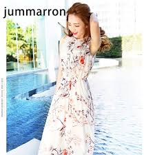 Check spelling or type a new query. Jummarron 2020 Summer Women Dress Sleeveless Chiffon Bohemia Seaside Vacation Beach Casual Dresses Young Style Girlfriend Gift Buy At The Price Of 12 75 In Aliexpress Com Imall Com
