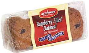 Since 1936, archway cookies have been winning the hearts of cookies lovers. Archway Raspberry Filled Oatmeal Cookies 10 5 Oz Nutrition Information Innit