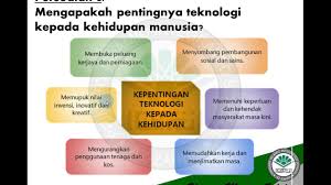 Part 3 Of 6 Rbt Tahun 4 Unit 3 Kepentingan Teknologi Kepada Kehidupan Manusia Youtube