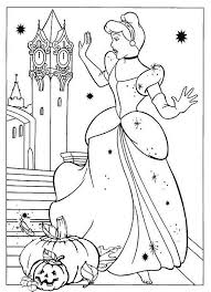 Disney Halloween Cinderella Coloring Page Cinderella Coloring Pages Disney Coloring Pages Halloween Coloring