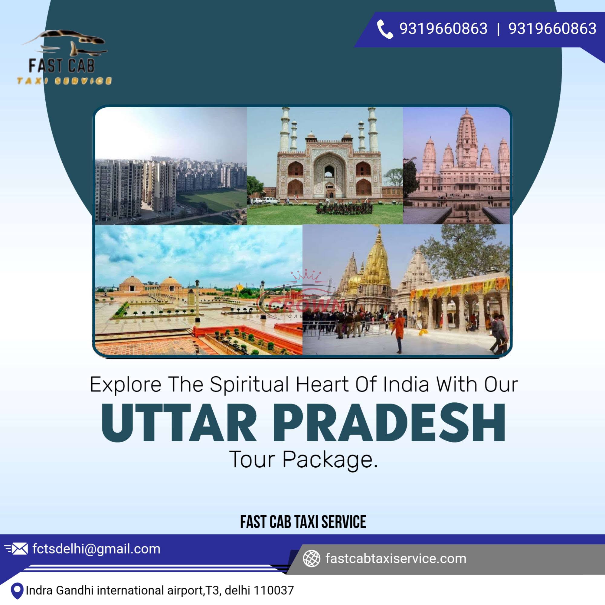 Best car rental service in delhi for agra tour product image