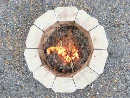 The distance between the horseshoe stakes is 40ft measured end to end at the bottom of the exposed stake. How To Make A Diy Fire Pit In Your Backyard Building Our Rez