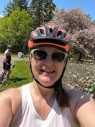 Ride to see tulips while avoiding crowds. I needed that pandemic jersey