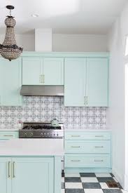 mint green is the unexpected kitchen
