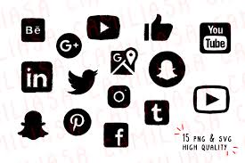 Download Youtube Clip Art Social Media Graphic By Inkclouddesign Creative Fabrica PSD Mockup Templates