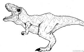In the film jurassic world, it is the latest attraction. Jurassic Park T Rex Coloring Pages Coloring4free Coloring4free Com