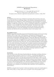 SHERPA and Institutional Repositories