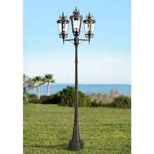 I've bought 11 for round my garden. Casa Marseille 100 H Black Outdoor 3 Light Post Light 95618 Lamps Plus