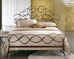 Tribecca home wrought iron bed frame dark bronze. Wrought Iron Bed For Exclusive House Look Decor Inspirator
