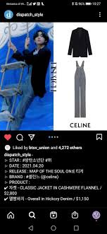Of good news come from the tshirt factory site. Taehyung Malaysia S Tweet Ig Dispatch Style Posted On Taehyung S Inner Child Outfit From The Mots On E Photobook Previews As Being From The Brand Celine Please Click Share And Leave A