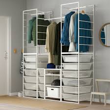 Jonaxel Rahmen Netzdrahtkorbe Kleidersta Bo Weiss Ikea Osterreich Ikea Closet Designs Home Office Closet