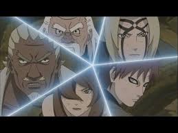 Obito yang tidak bertopeng bergabung dengan madara, yang diasumsikan masih akan bertarung dengan lima kage. Episode Madara Vs 5 Kage Cara Golden