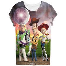 The Walking Toys Story Sherif Woody Cartoon Buzz Light Year 3d Print Women Cotton T Shirt Cartoon Cotton Tshirt Print