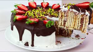 I still love this easy to make and inexpensive sweet treat. Butterkeks Kuchen Butterkeks Torte Butterkekskuchen Biskuvili Yas Pasta Tarifi Youtube
