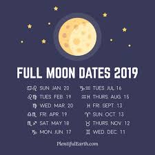 Full Moon Dates 2020 Plentiful Earth Moon Date Full Moon Full Moon 2018