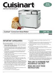 Press start/stop to mix, knead, rise, and bake. Cuisinart Bread Maker Manual Breads Dough