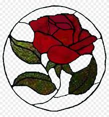 Inside his castle, with a magic mirror as his only window to. Rose2 2 Phobeauty And The Beast Rose Stained Glass Floribunda Free Transparent Png Clipart Images Download
