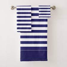 1500 x 1500 jpeg 489 кб. Midnight Blue And White Striped Bath Towel Set Zazzle Com Bath Towel Sets Bathroom Decor Colors Trendy Bathroom