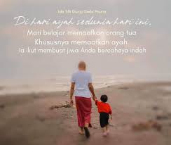 Proses menjadi ayah, dan hasil akhirnya : Selamat Hari Ayah Sedunia Gede Prama S Compassion Facebook