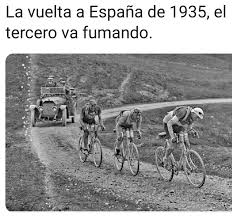 Utgaven av vuelta a españa. La Vuelta A Espana De 1935 El Tercero Va Fumando Verbub